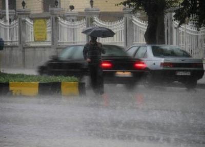 وقوع رگبار باران در نقاط مختلف کشور