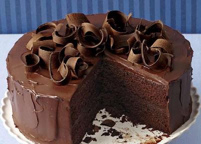 طرز تهیه کیک گاناش شکلاتی